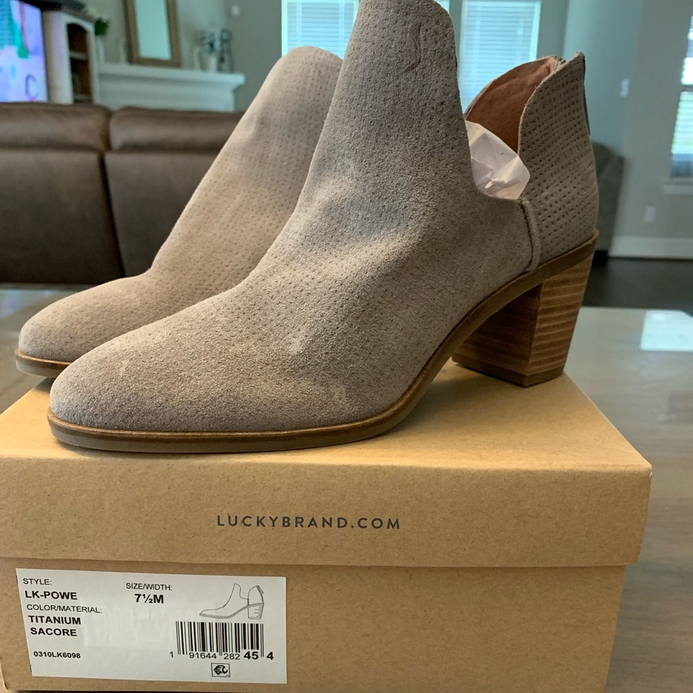 Lucky LK-Powe Leather Bootie SZ 7.5